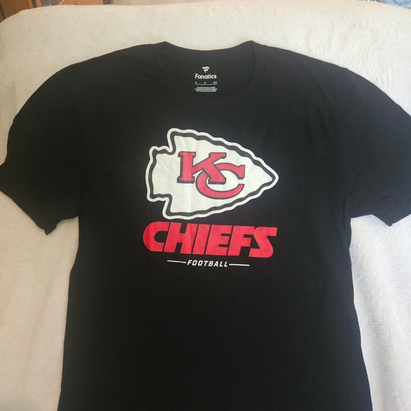 Kansas City Chiefs Fanatics NFL Football T-Shirt Small Black Chiefs Kingdom - Picture 1 of 4